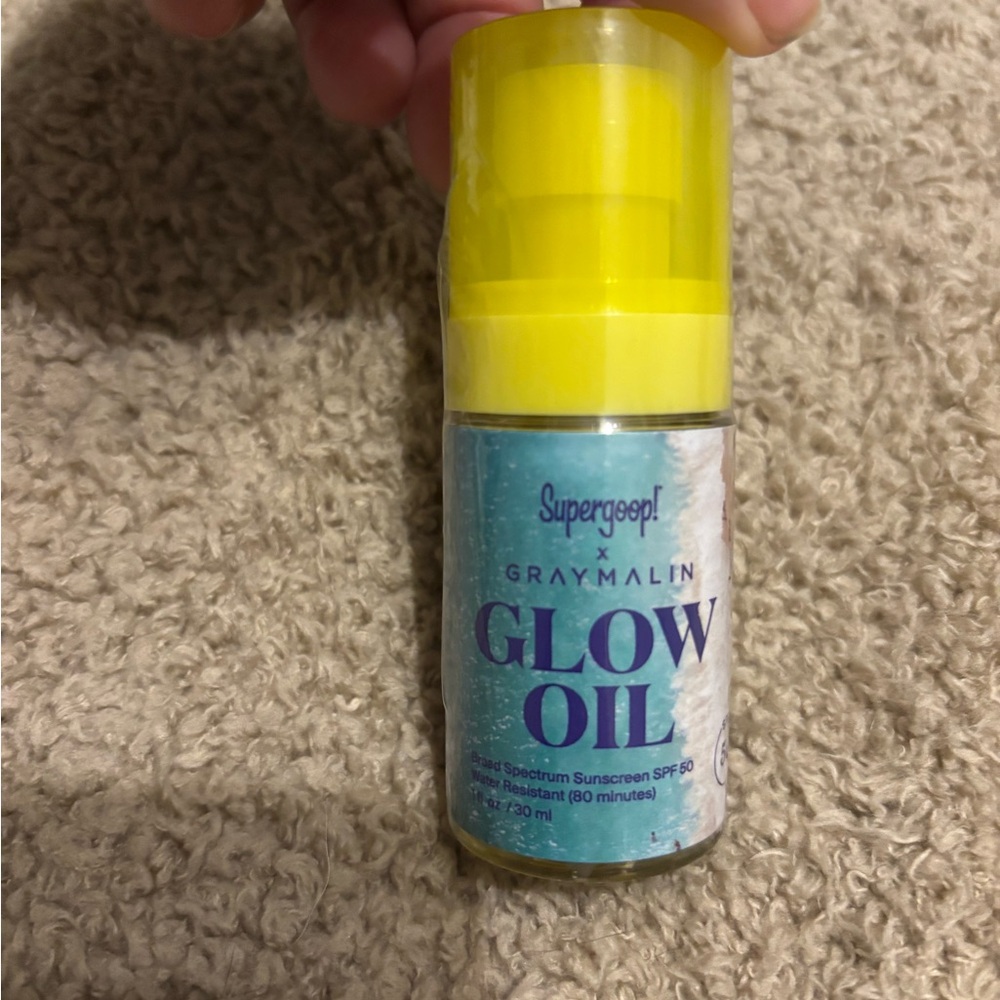 Supergoop! Glow Oil with Bright Yellow Cap